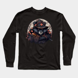 bear samurai Long Sleeve T-Shirt